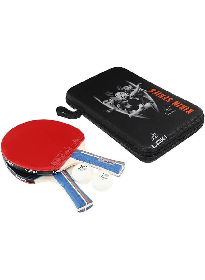 مجموعة مضارب تنس الطاولة مع كرتين - Image 2