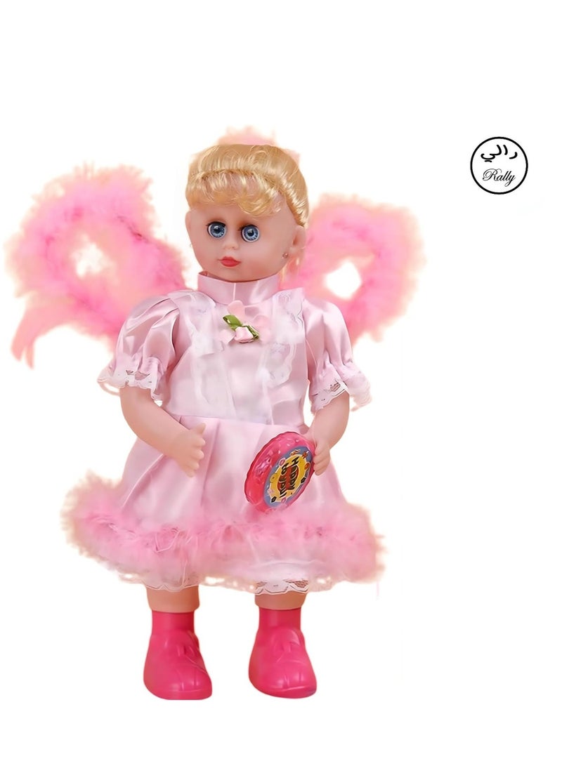 Rally Musical Fairy Doll with Light-Up Wings – Girls Toy with Magic Ball – Interactive Gift for Ages 3+ - Image 2