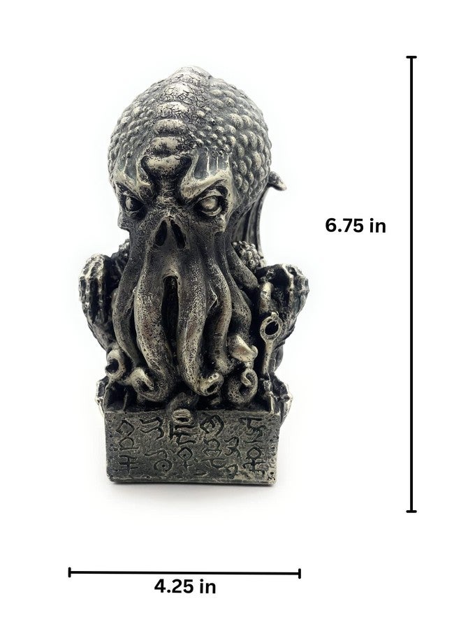 RUSTIX Cthulhu Statue – Nautical Lovecraftian Decor, Eldritch Horror Figurine, Octopus Sculpture, High Priest Kraken Mythos for Gothic and Steampunk Décor Collectors - Image 2