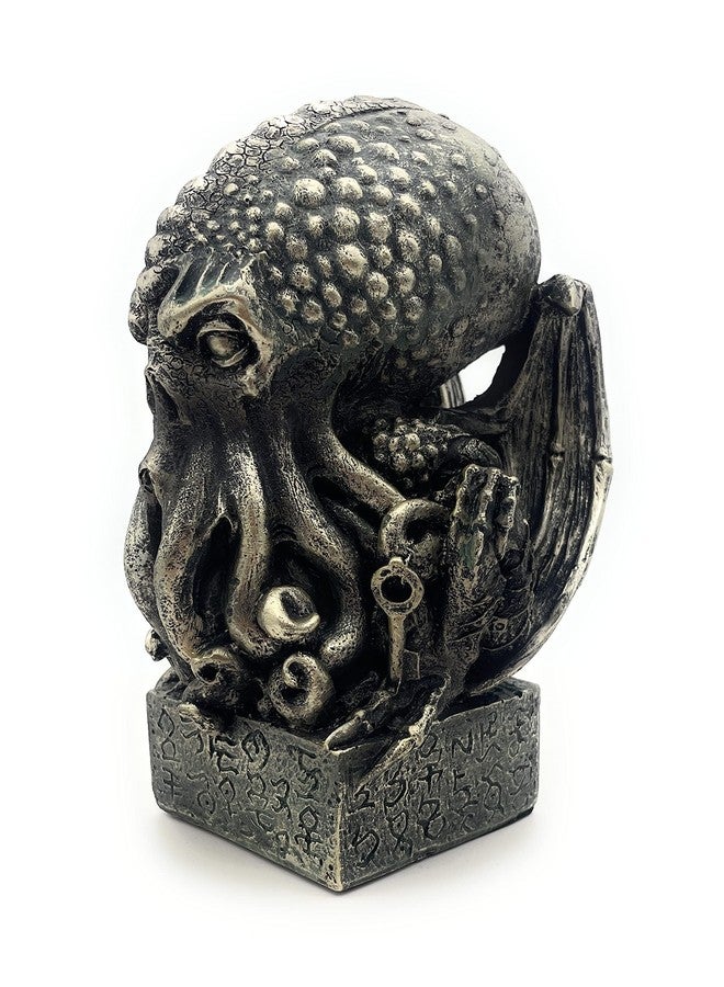 RUSTIX Cthulhu Statue – Nautical Lovecraftian Decor, Eldritch Horror Figurine, Octopus Sculpture, High Priest Kraken Mythos for Gothic and Steampunk Décor Collectors - Image 4