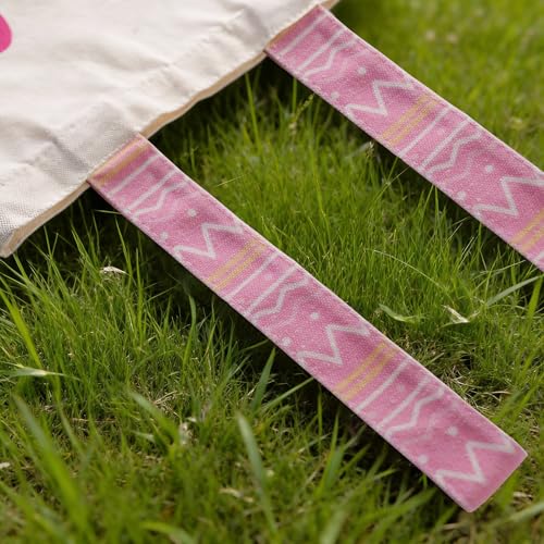 Party to Be Easter Canvas Bags for Kids Easter Bunny Bags for Girls Boys - Image 5