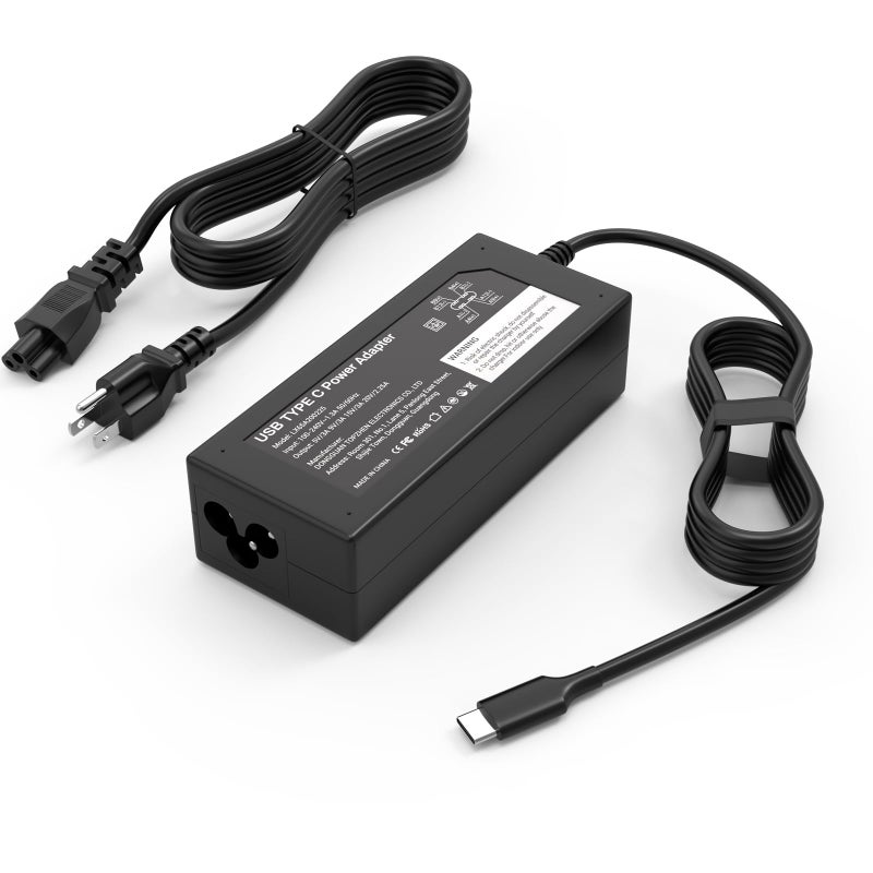 DECSZDY 45W USB-C Chromebook Charger for HP Chromebook X360 14 14-ca051wm 14-ca052wm 14-ca091wm ca061dx 14-ca0061dx 14-ca060nr 14-ca020nr 14-ca043cl USB C Power Supply Adapter - Image 1