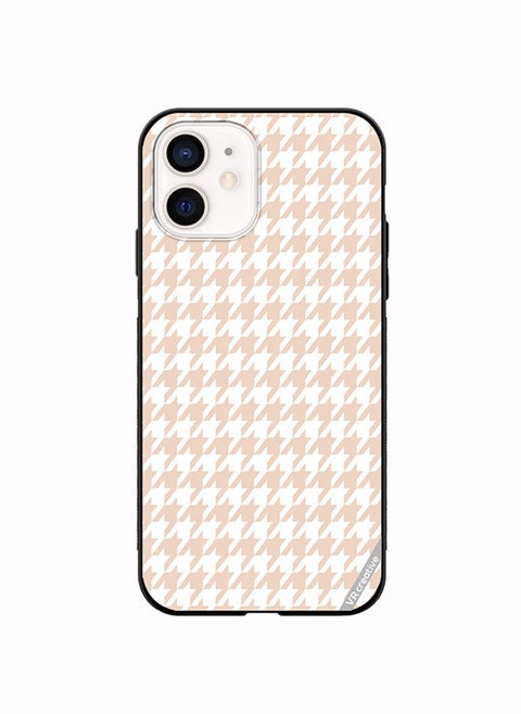 Protective Case Cover For Apple iPhone 12 Abstract Design Multicolour