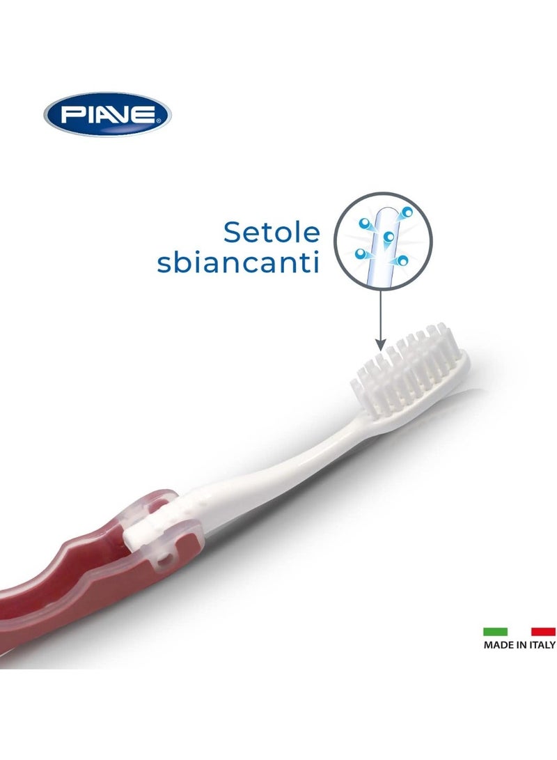 Piave White & Dunn Travel Kit Toothbrush + Toothpaste 25ml - Image 4