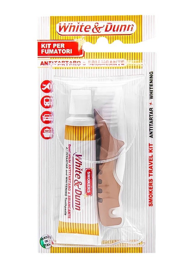 Piave White & Dunn Travel Kit Toothbrush + Toothpaste 25ml - Image 2