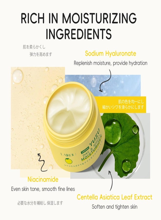 Easilydays Yuzu Facial Moisturizer, Intense Hydration, Radiance Boosting Aging Skin, Deeply Moisturizes Enhance Skin, Even Skin Tone, Body and Face Moisturizer with Vitamin C for Day & Night Use - Image 5