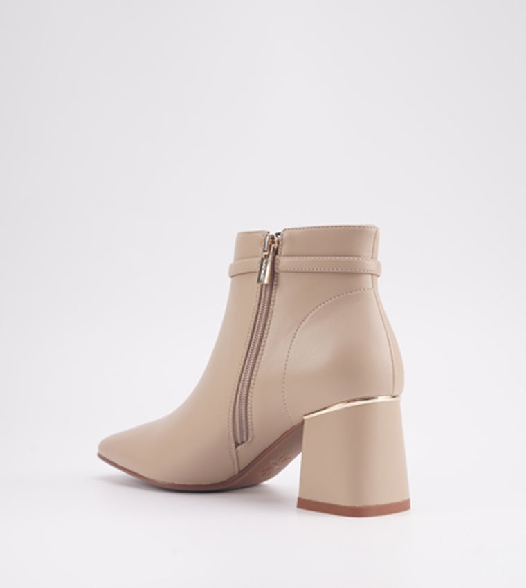 NINE WEST BILLINA Ankle Block Heel Boots - Image 3