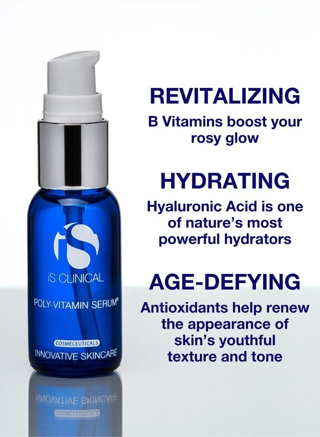 iS CLINICAL سيروم متعدد الفيتامينات؛ سيروم مرطب يحتوي على النياسيناميد، حمض الهيالورونيك، وسيروم الريتينول للوجه - Image 2