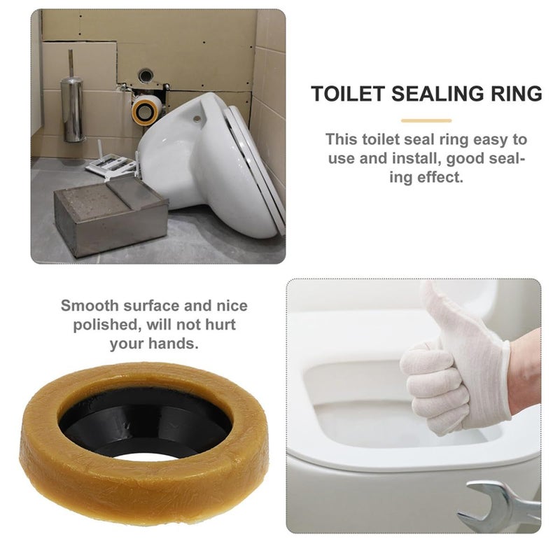 Toilet Flange Wax Ring Kit with Leak Proof Seal and Installation Screws - Image 4