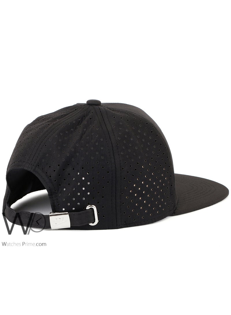 NIKE ORIGINAL Nike Snapback Cap Black Color Cotton Hat For Men  - Image 2
