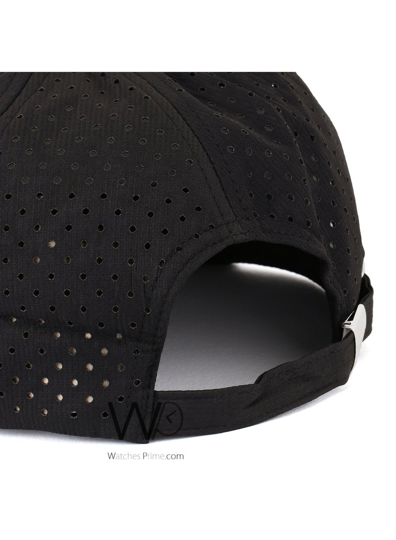 NIKE ORIGINAL Nike Snapback Cap Black Color Cotton Hat For Men  - Image 3