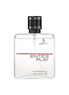 ENTICE PLAY BY DORALL COLLECTION COLOGNE FOR MEN 33 OZ  100 ML EAU DE TOILETTE SPRAY