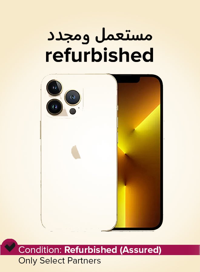 Apple Refurbished - iPhone 13 Pro Max 256GB Gold 5G With Facetime - International Version - Image 1