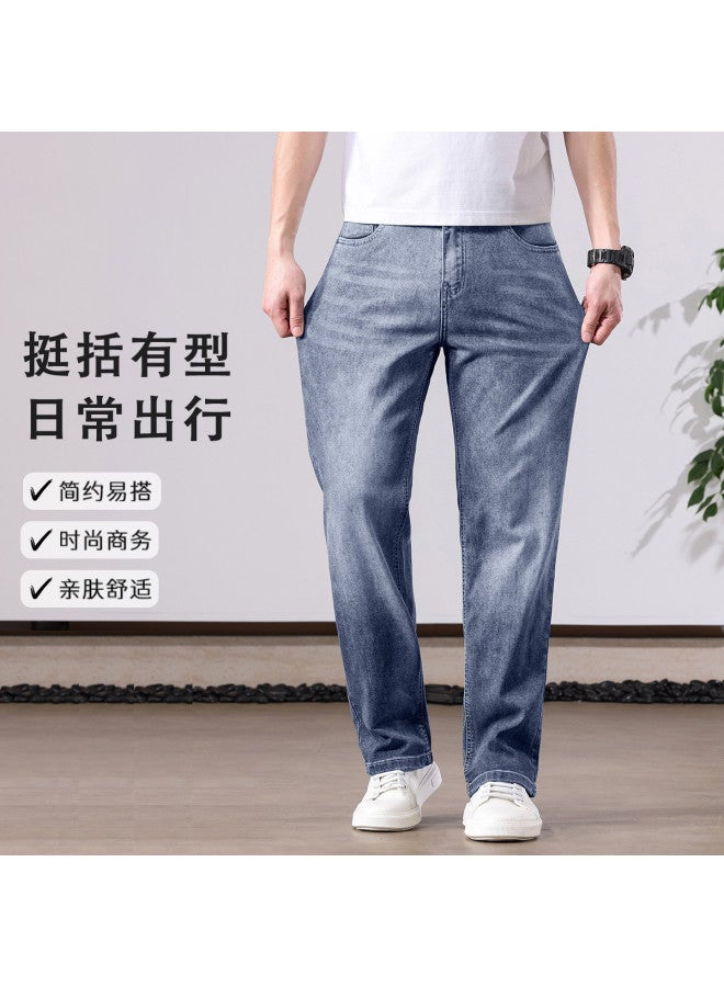 Tucano men's Comfortable Summer Jeans - Classic Slim Fit Straight Leg With Stylish Stiffness - Image 2