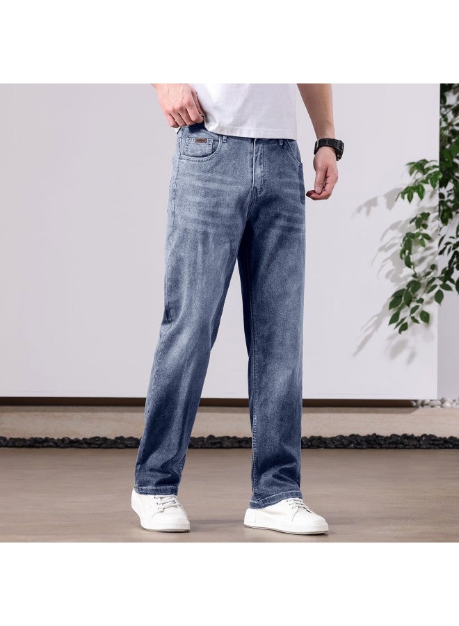 Tucano men's Comfortable Summer Jeans - Classic Slim Fit Straight Leg With Stylish Stiffness - Image 3