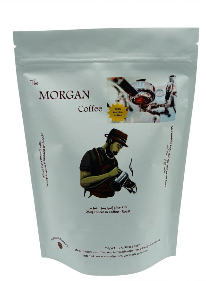 esb coffee “The Morgan Coffee” ESPRESSO Coffee Beans (Roasted) - Image 1