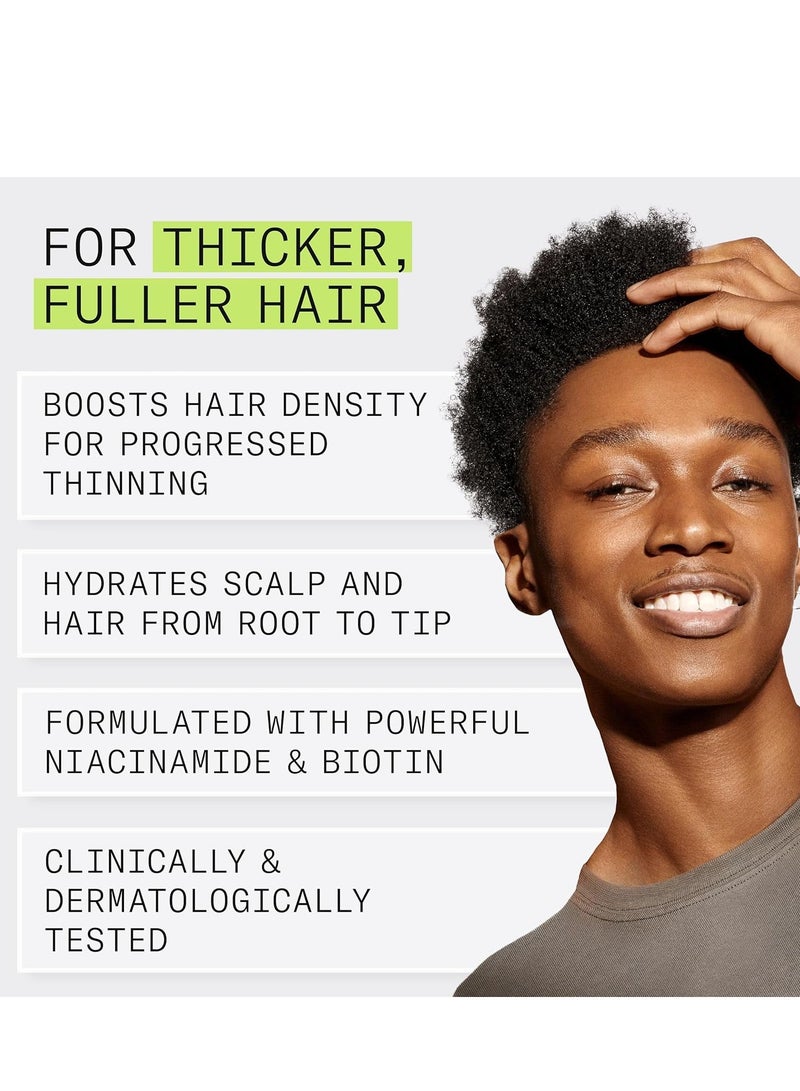 Nioxin Scalp + Hair Thickening System 2 Shampoo | For Natural or Untreated Hair with Progressed Thinning | With Niacinamide and Biotin | 16.9 Fl oz. - Image 3