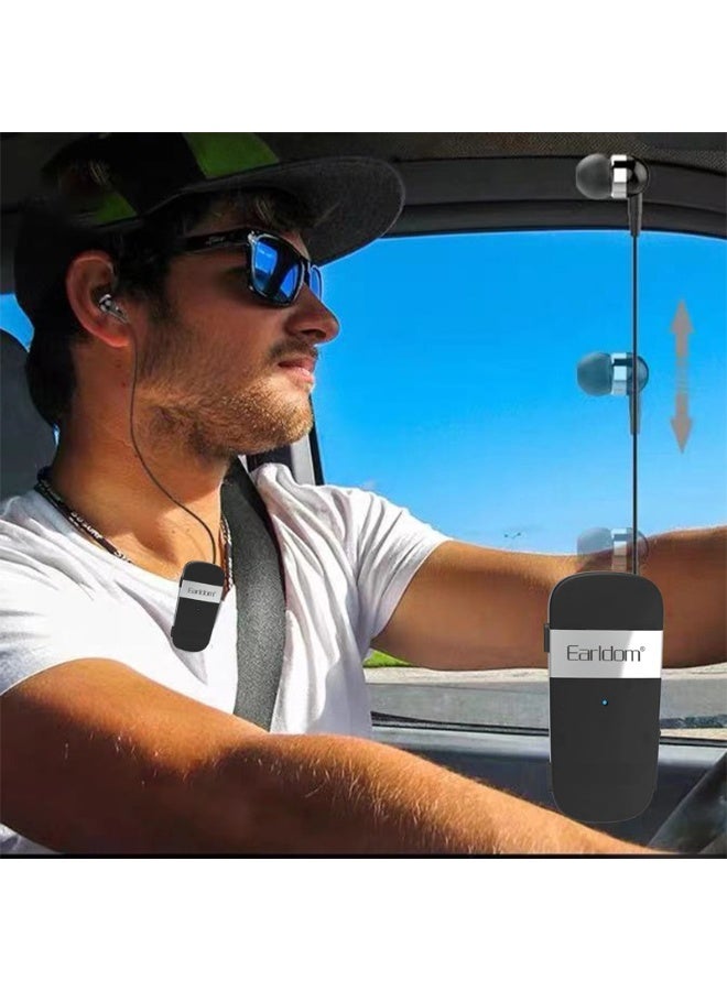 Earldom Clip-On Wireless Earphones, Black - ET-BH105 - Image 4