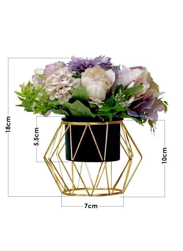 Alissa - Artificial Flowers With Flower Vase - Image 1