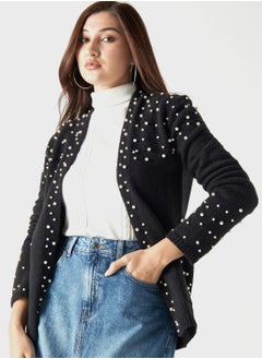 Embellished Knitted Cardigan