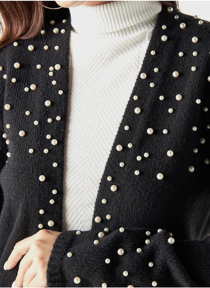 2Xtremz - Embellished Knitted Cardigan - Image 1