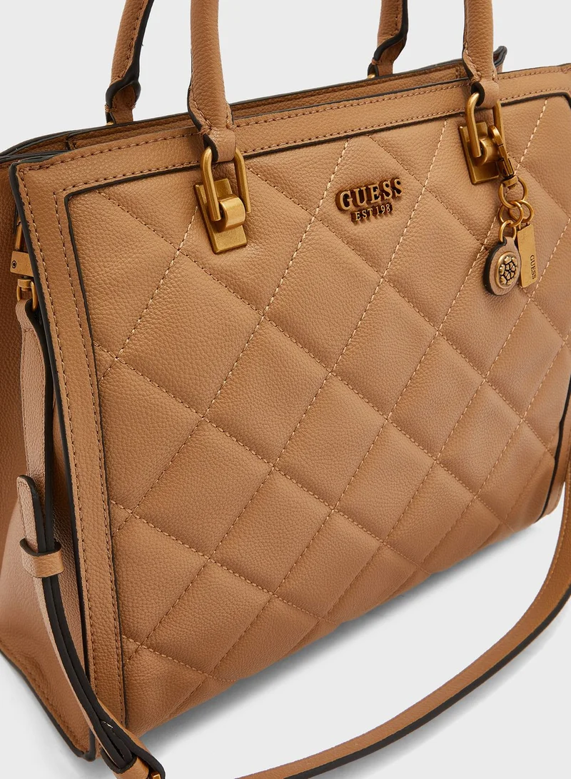 GUESS Abey Logo Elite Shopper Bag