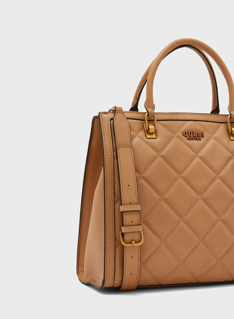 GUESS Abey Logo Elite Shopper Bag