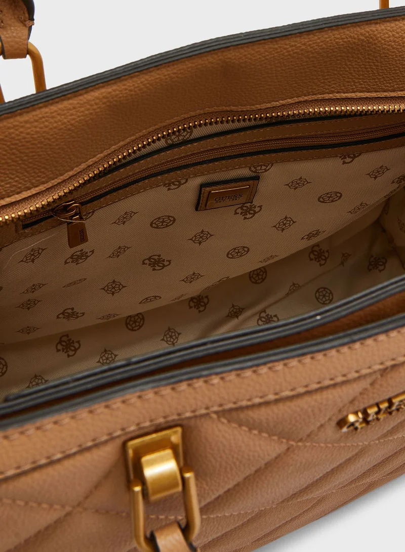 GUESS Abey Logo Elite Shopper Bag