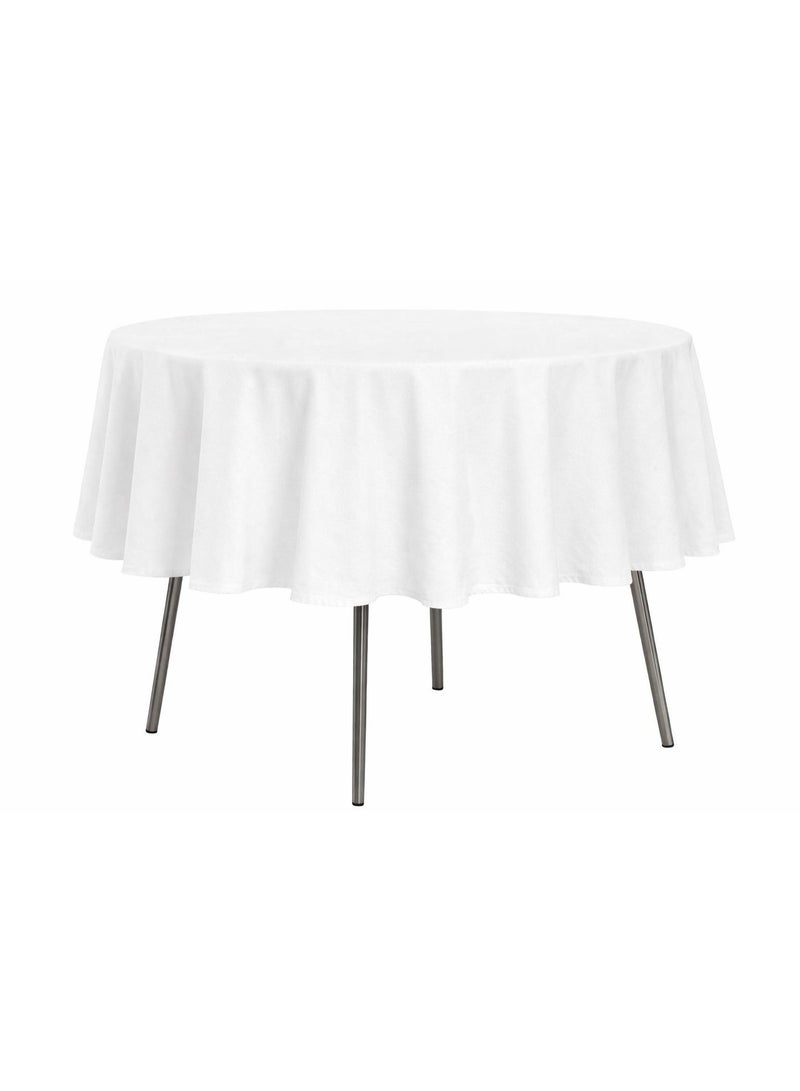 Bliss Casa مفرش طاولة مستطيل من القطن بنسبة 100% من Bliss Casa - أغطية طاولات لمناسبات تقديم الطعام وحفلات العشاء وحفلات الزفاف وطاولة البوفيه أو تناول الطعام المنزلي، مفرش طاولة قابل للغسل - Image 4