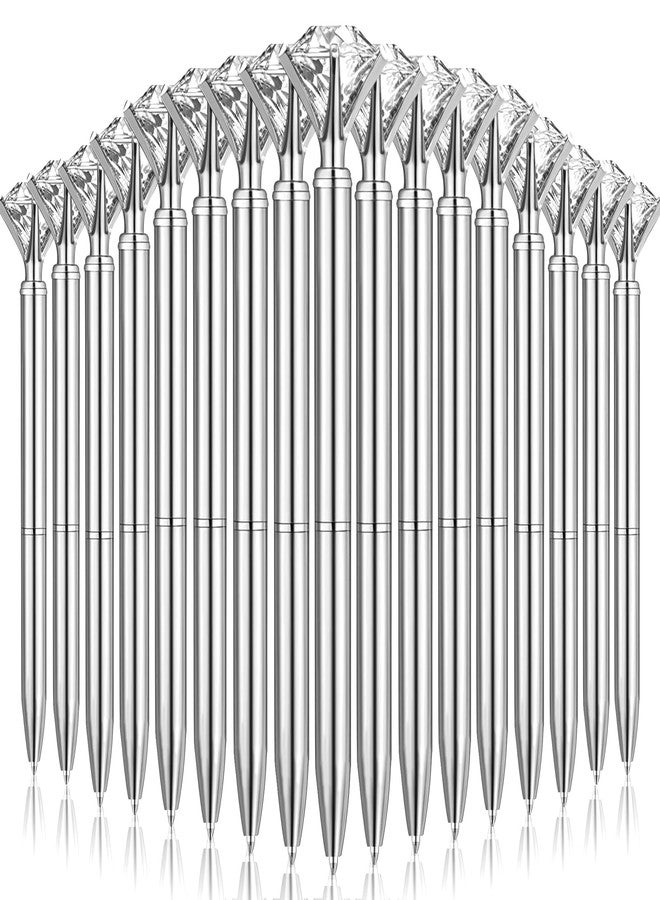 EVNEED 50pcs Big Diamond Pens,Bridal Shower Pen with Black Ink Cute Ballpoint Pen Beautiful Wedding Pens for Bridal Shower Wedding Party Office School,Christmas Small gifts - Image 1