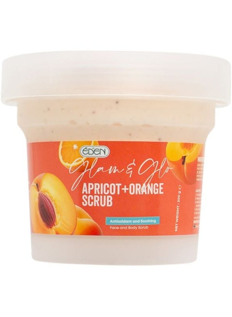 Eden Apricot And Orange Scrub Face And Body Scrub 200 g