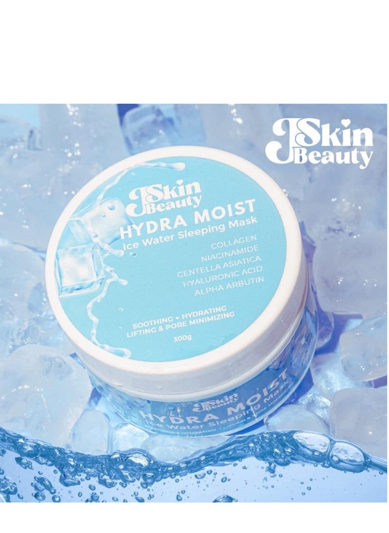 J Skin Beauty J Skin Beauty HYDRA MOIST Ice Water Sleeping Mask, 300g Fast absorbing.With cooling effect  - Image 2