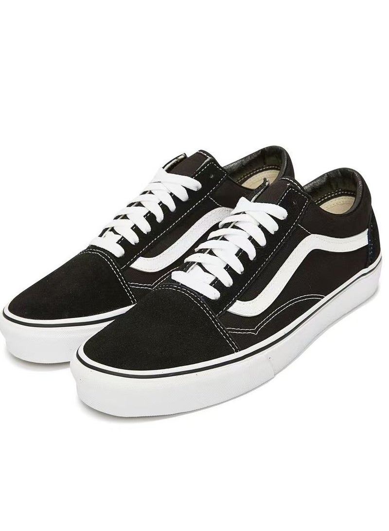 VANS أحذية رياضية كاجوال سوداء منخفضة الكعب كلاسيكية - Image 5