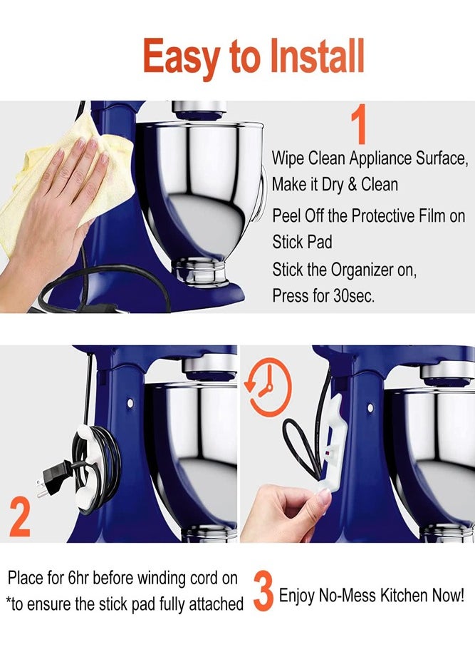 6 Pcs Cord Organizer for Home Appliance Useful Kitchen Gadgets