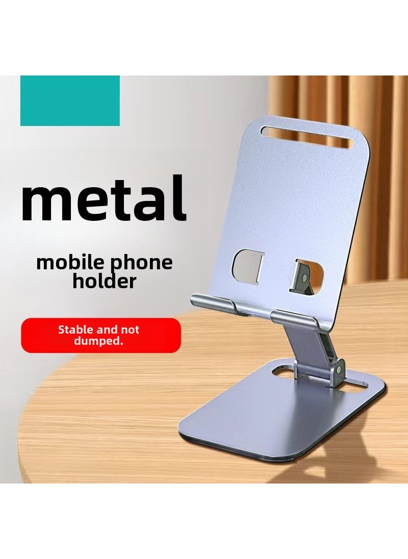 Generic Full Metal Rotating Phone Stand Folding Portable Desktop Holder K71 bracket fixed version [purple]] 