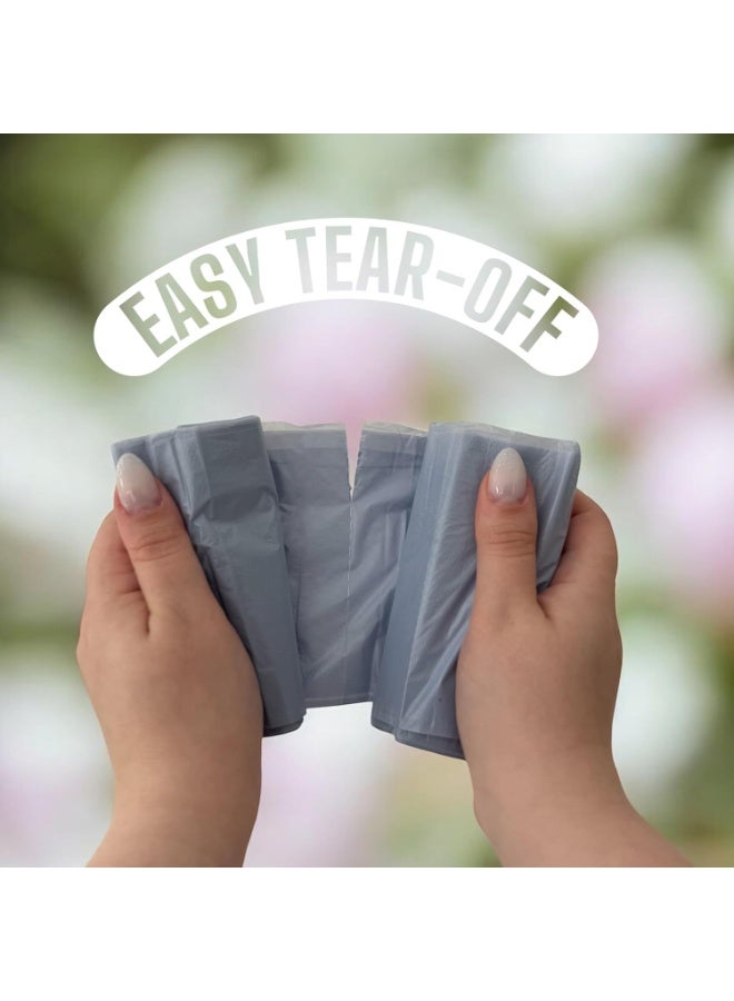 راسا أكياس نفايات راسا حجم صغير جداً – 5 جالون، 40x50 سم، 25 كيس لكل لفة × 3 لفات (إجمالي 75 كيس) – متعددة الألوان، مقاومة للتسرب، صديقة للبيئة، معطرة برائحة الياسمين - Image 3