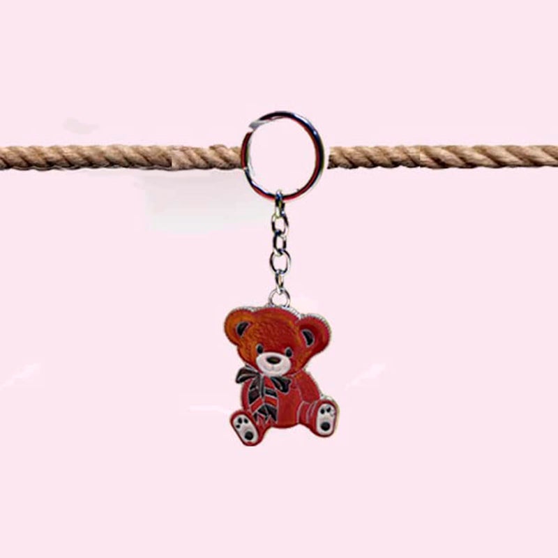 Natali Traders Surprise Gift for Girlfriend Boyfriend Scented Red Rose Flowers Love Gift Box with Keychain Valentine Day Gift - Image 3
