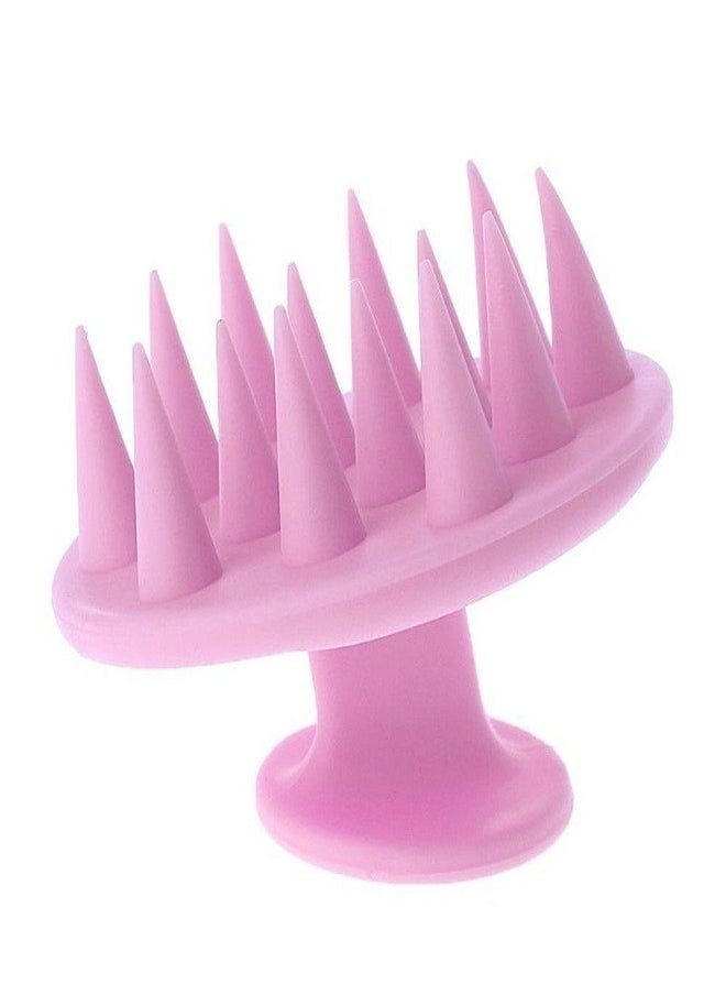 Generic - Silicone Hair Scrubber Shower Scalp Brush - Multicolor - Image 1