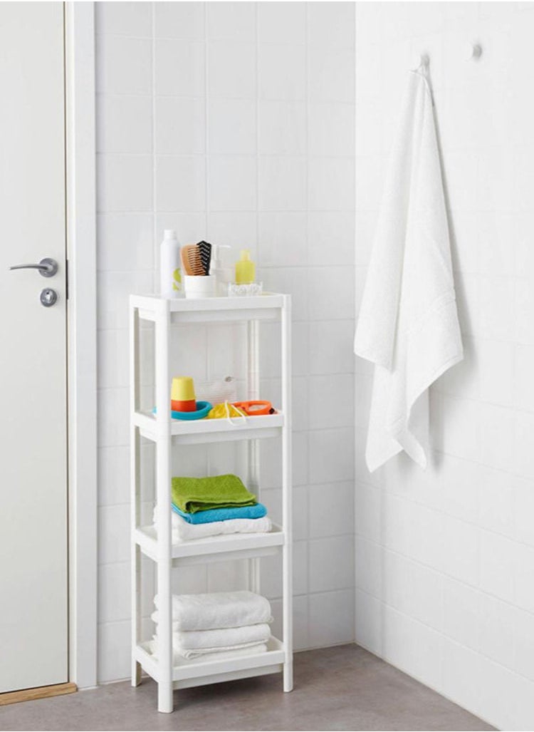 Generic - White bathroom shelf - Image 1