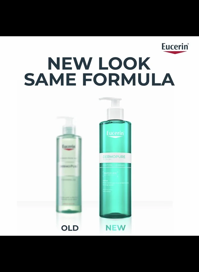 Eucerin  Eucerin DERMOPURE CLINICAL Purifying Cleansing Gel with Salicylic Acid 400ml  | Best Price UAE