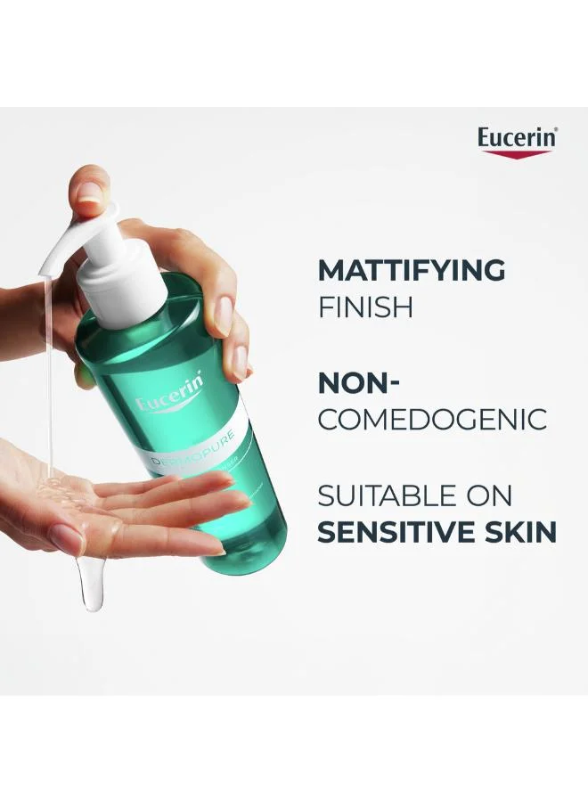 Eucerin  Eucerin DERMOPURE CLINICAL Purifying Cleansing Gel with Salicylic Acid 400ml  | Best Price UAE