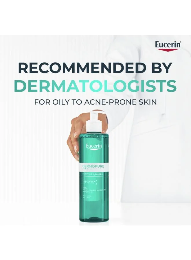 Eucerin  Eucerin DERMOPURE CLINICAL Purifying Cleansing Gel with Salicylic Acid 400ml  | Best Price UAE