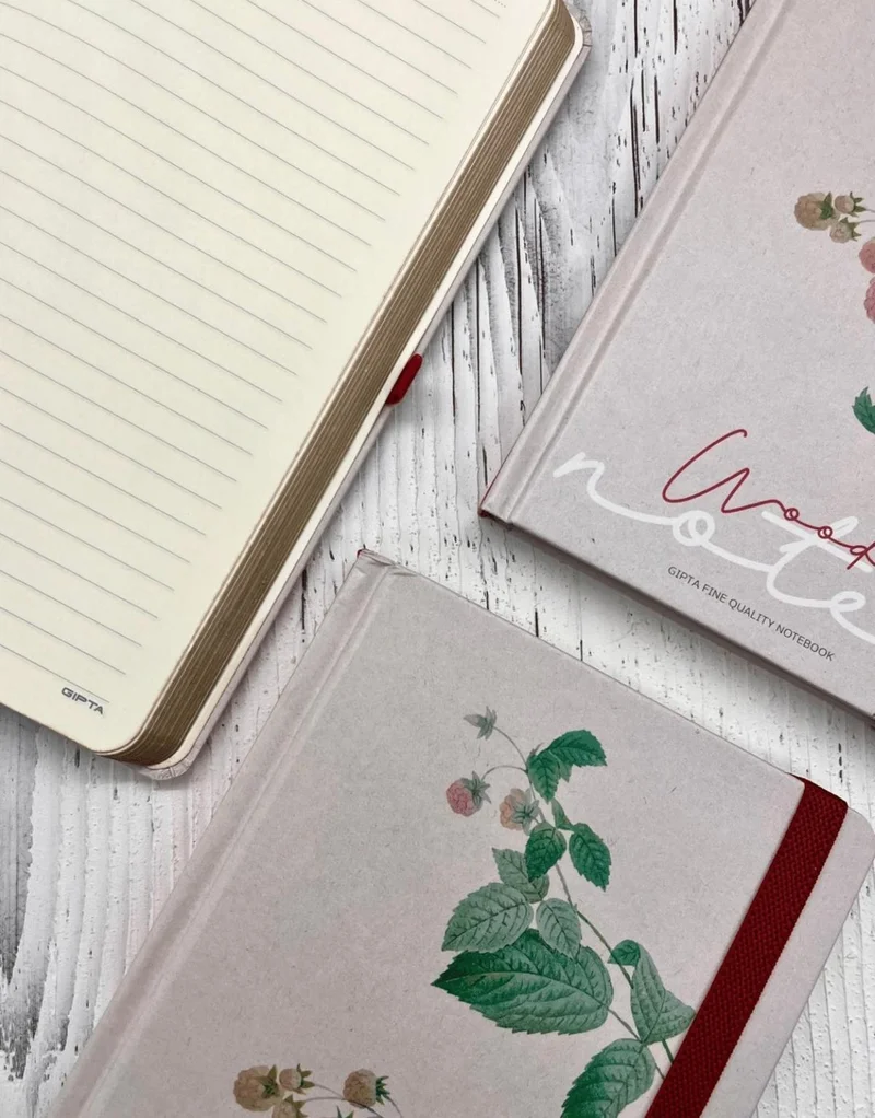 Kağıt Gemi Dükkan Paper Ship Shop Blackberry Pattern Hard Cover Notebook Agenda Planner Bullet Journal