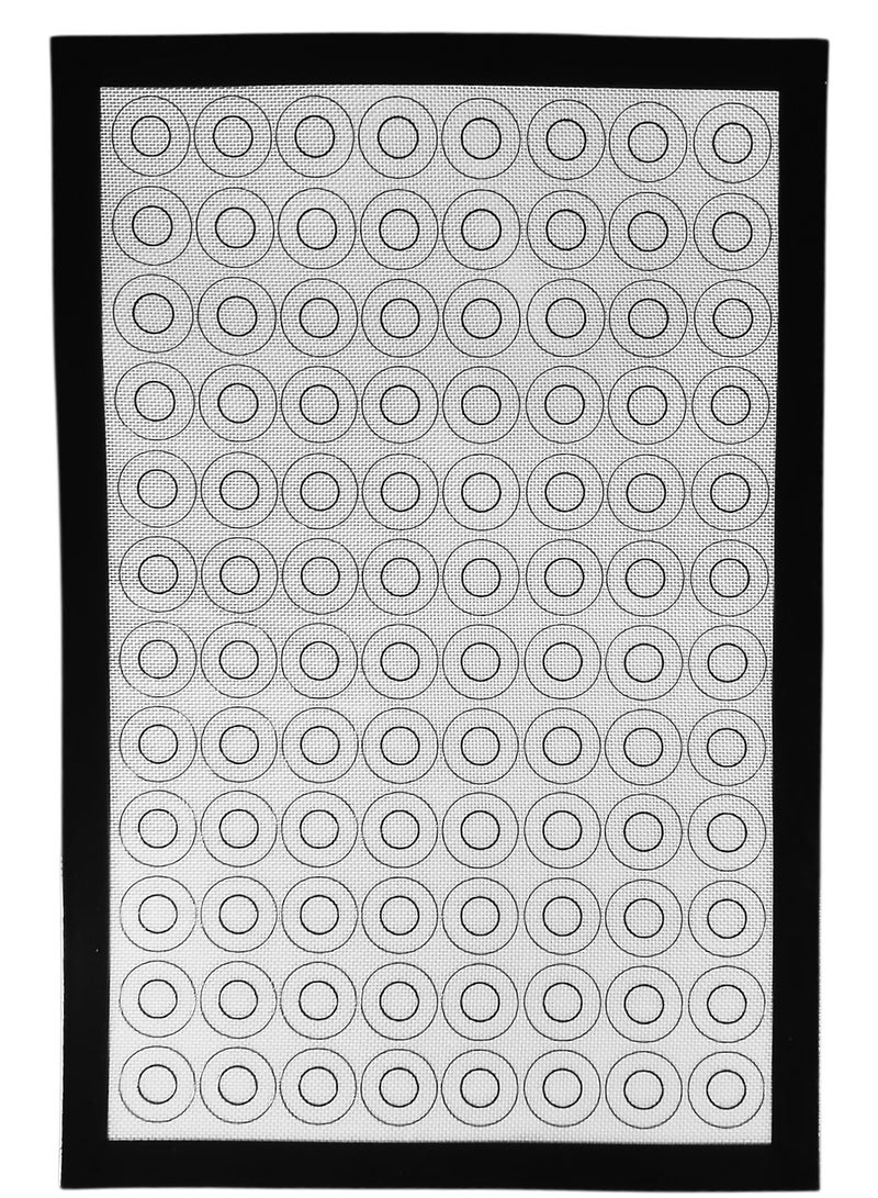 Non-stick Heat-Resistant Silicone Baking Mat – 60×40 cm, with Precision Guide Circles for Easy and Professional Preparation of Pastries, Macarons, and Cookies.  - Image 1