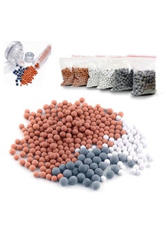 KASTWAVE 6 Packs Ionic Shower Head Beads, Ion Mineral Ball for Stone Shower Head, Hard Water Softening Filtration (3 Sets)  - Image 1