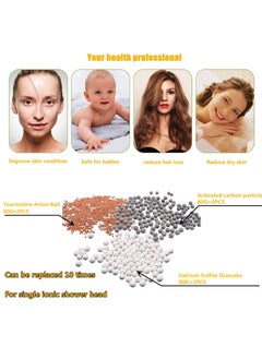 KASTWAVE 6 Packs Ionic Shower Head Beads, Ion Mineral Ball for Stone Shower Head, Hard Water Softening Filtration (3 Sets)  - Image 5