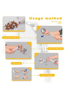 KASTWAVE 6 Packs Ionic Shower Head Beads, Ion Mineral Ball for Stone Shower Head, Hard Water Softening Filtration (3 Sets)  - Image 3