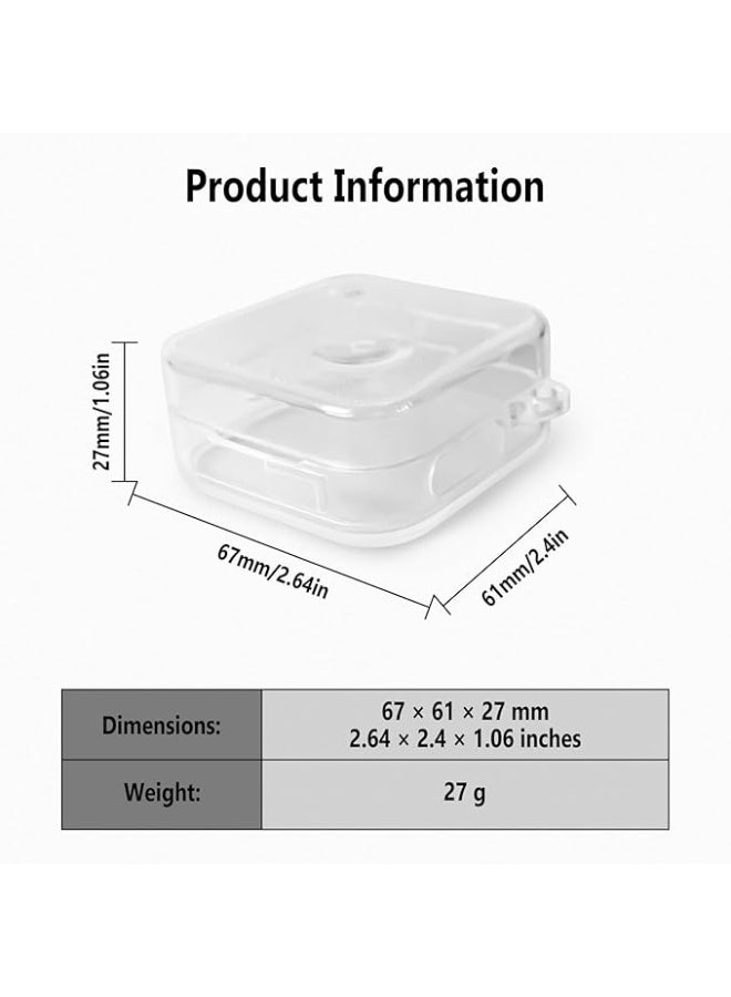 Case for Nothing Ear 3, Soft Silicone Protective Portable Scratch Shock Resistant Shell with Cleaner Kit & Carabiner for Nothing Ear3-Transparent - Image 3