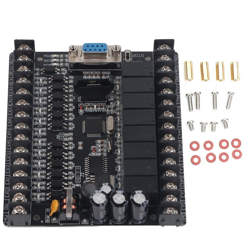 PLC Industrial Control Board FX1N‑20MR Online Download Monitor Programmable Controller (Type C) - Image 1