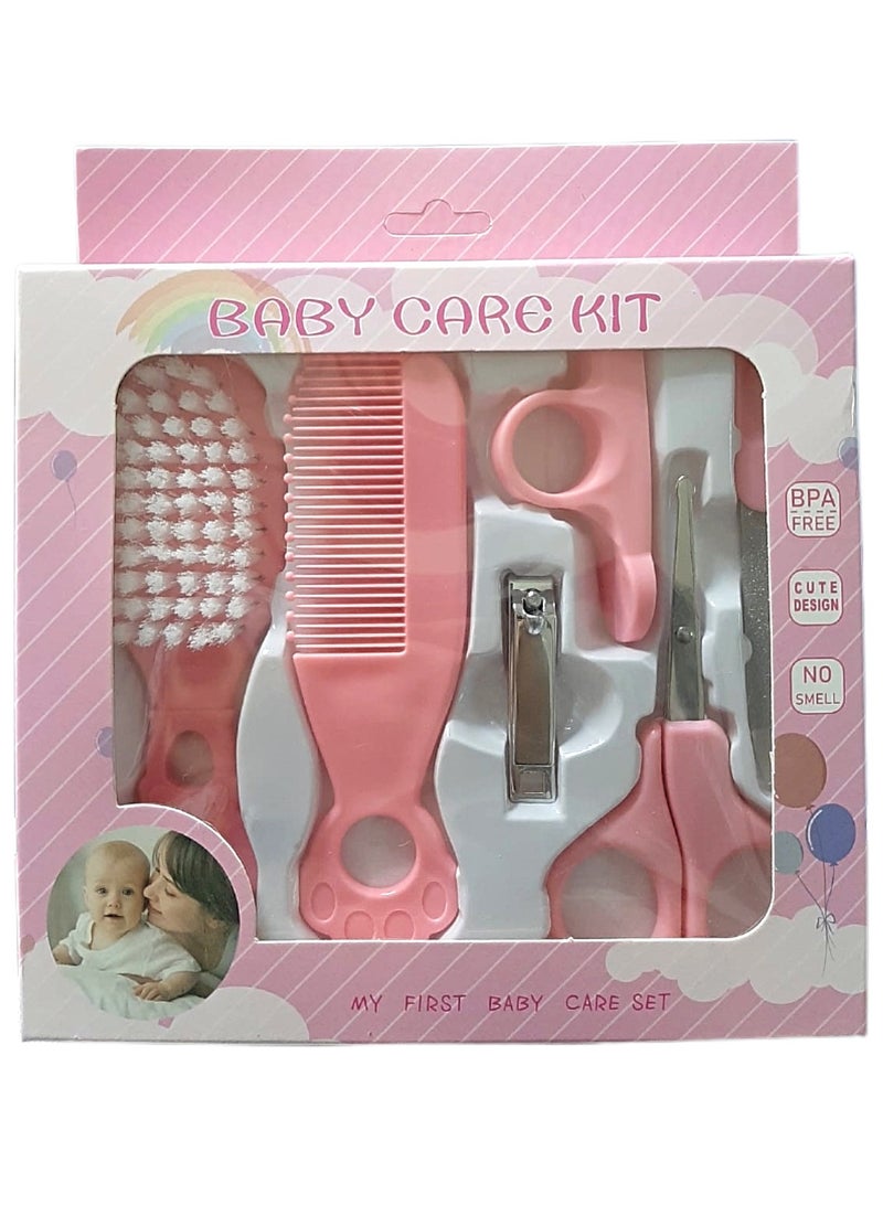 Baby Care New Born Baby Care Kit 6 pcs - Pink Color 